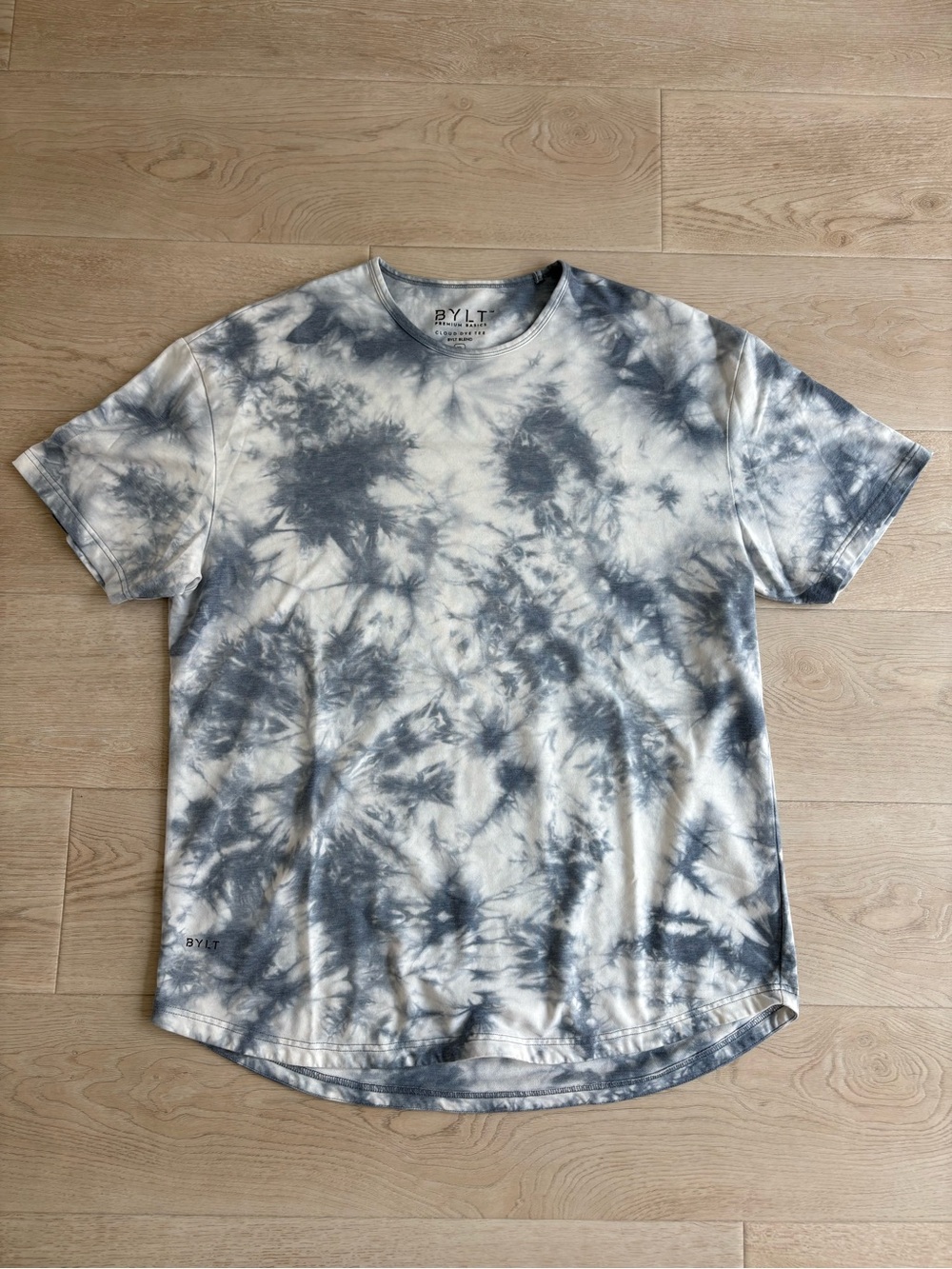 BYLT Basics BYLT Blend Lux Shirt size XL Cloud Dye Tee
